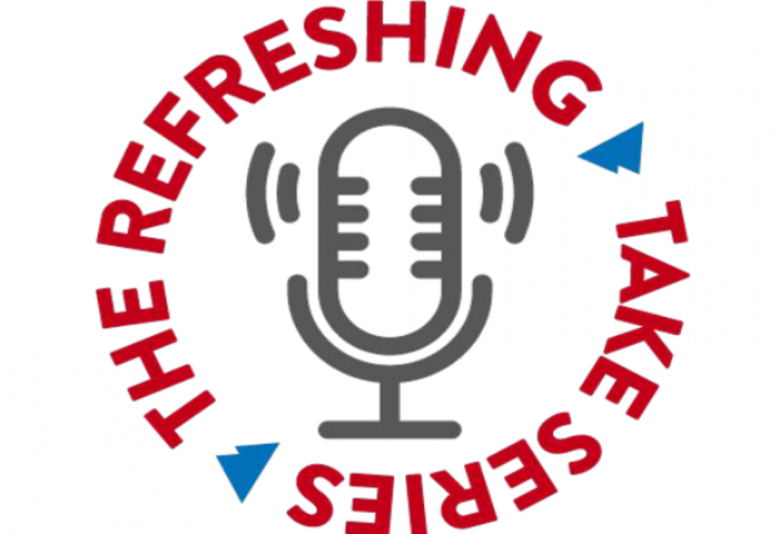 The refreshing take series logo